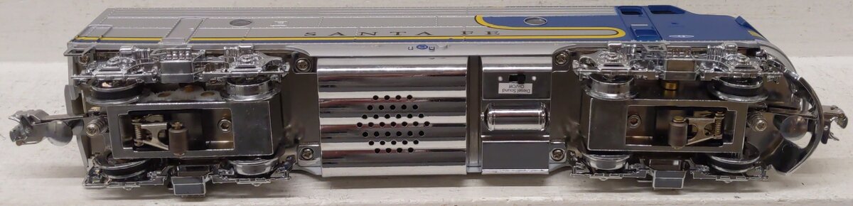 Menards 275-9143 O Santa Fe Blue Bonnet F3 Diesel Locomotive EX/Box