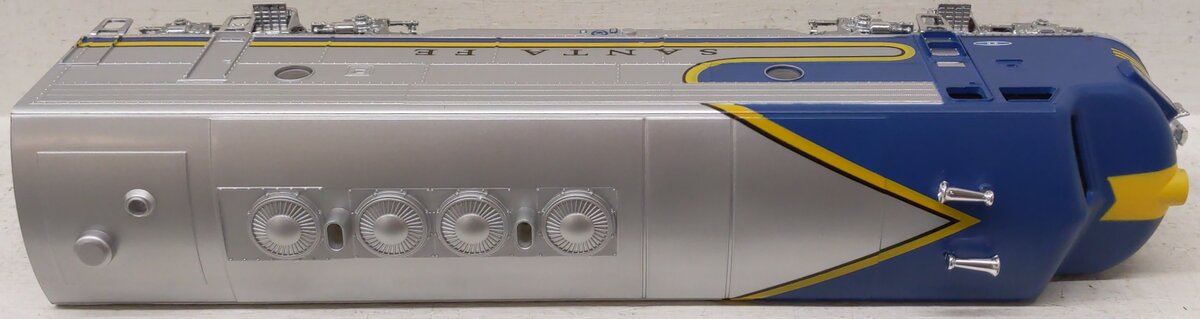 Menards 275-9143 O Santa Fe Blue Bonnet F3 Diesel Locomotive EX/Box