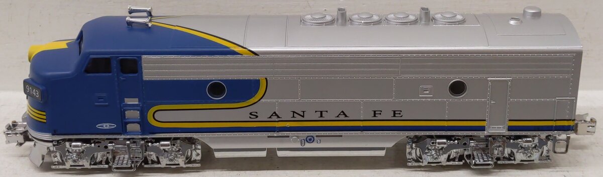 Menards 275-9143 O Santa Fe Blue Bonnet F3 Diesel Locomotive EX/Box