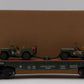 Menards 279-3380 O Army Flatcar w/ Two Jeeps #12725 LN/Box