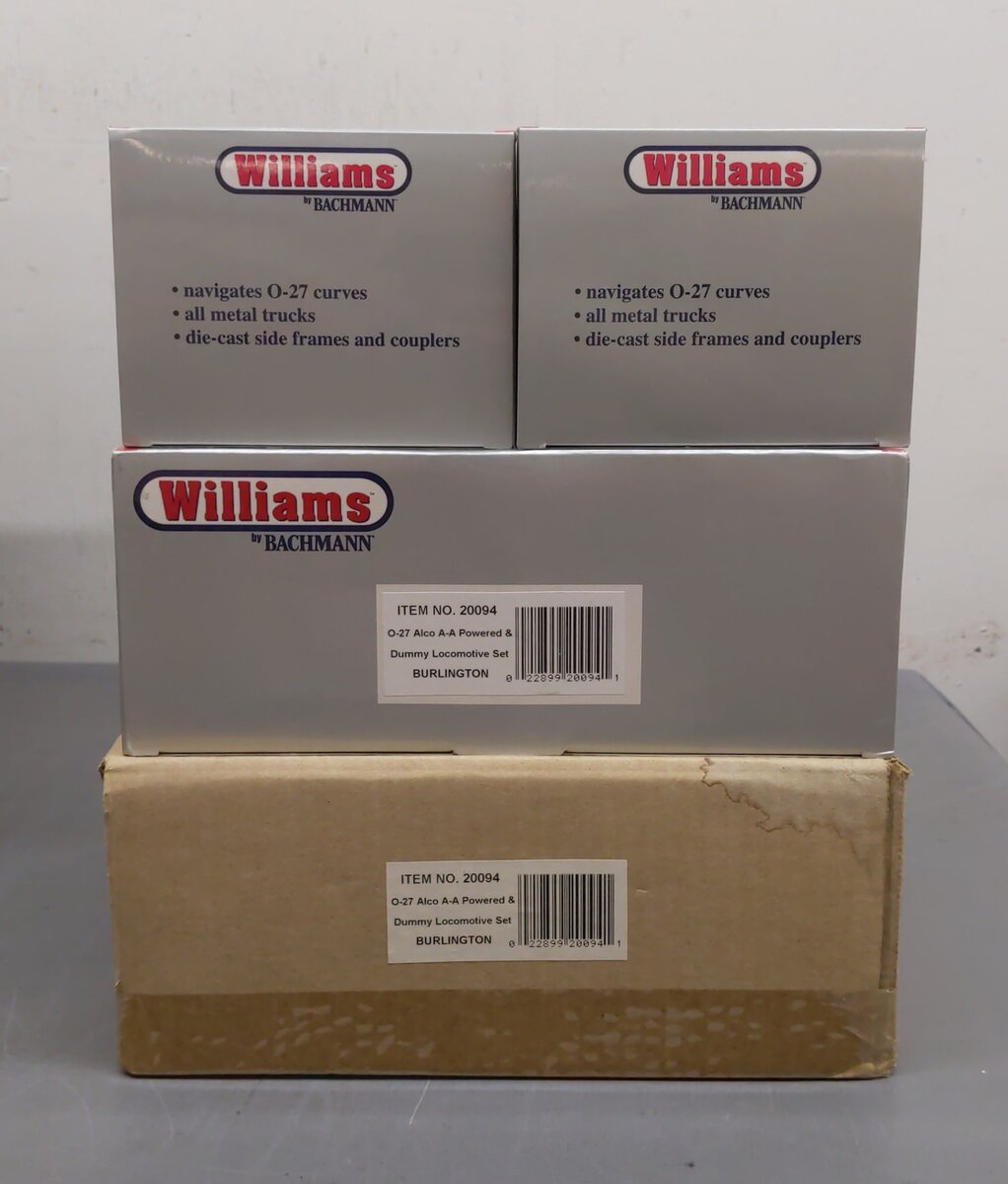 Williams 20094 O Chicago,Burlington & Quincy ALCO FA-2 AA Diesel Locomotive #216 LN/Box
