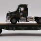 Menards Gold Line O Gauge Army Flatcar w/ Army Semi Tractor No.279-3966 LN