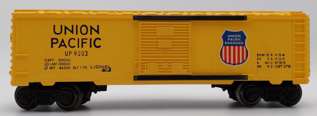 Lionel 6-9203 O Gauge Union Pacific Boxcar #9203 EX/Box