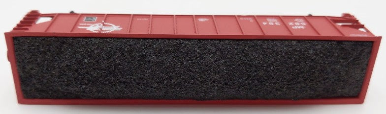 Trainworx Inc. 2403-29 N Scale MP 100-Ton Quad 4-Bay Hopper Car #582394 w Coal EX/Box