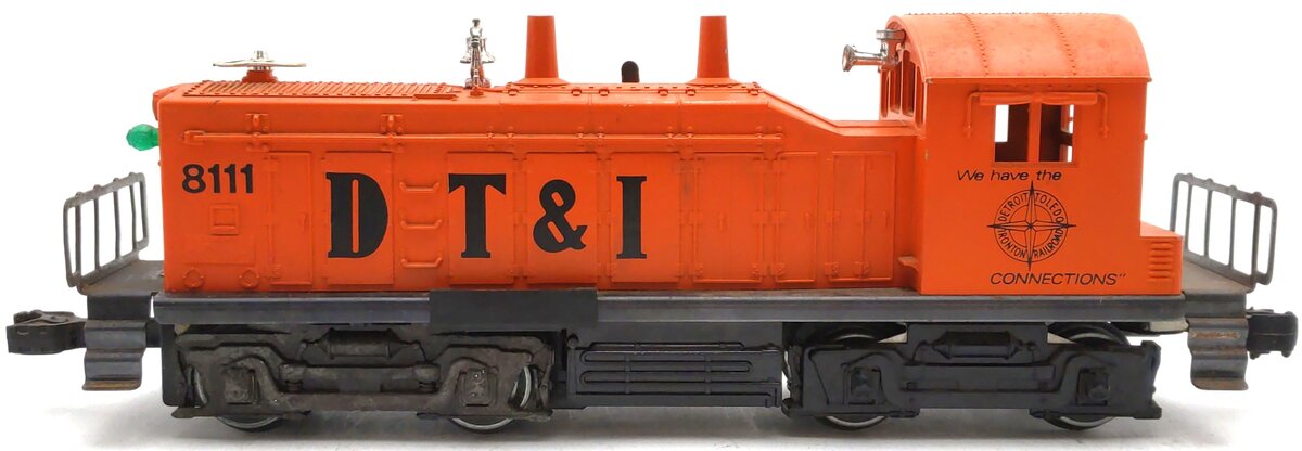 Lionel 6-8111 O Gauge DT&I NW-2 Switcher Diesel Locomotive VG