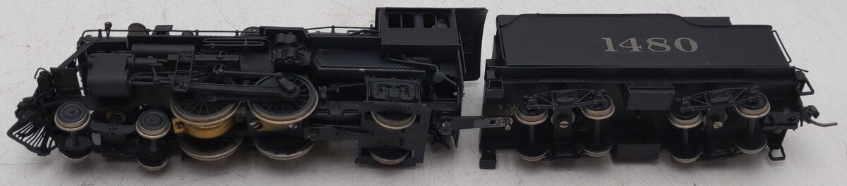 Custom NJ Brass 209 HO BRASS ATSF 4-4-2 Class 1400 Steam Loco/Tender EX/Box