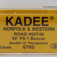 Kadee 6705 HO Norfolk & Western 50' PS-1 Boxcar #52749 EX/Box