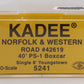 Kadee 5241 HO Norfolk & Western 40' PS-1 Boxcar #42619 EX/Box