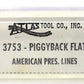 Atlas 3753 N Scale Conrail Flat Car w/ American President Lines Trailers VG/Box