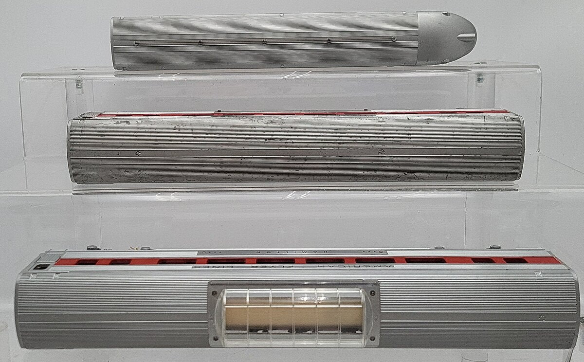 American Flyer 5683RH Vintage S AT&SF Chief Passenger Cars: 961, 962, 963 [3] VG