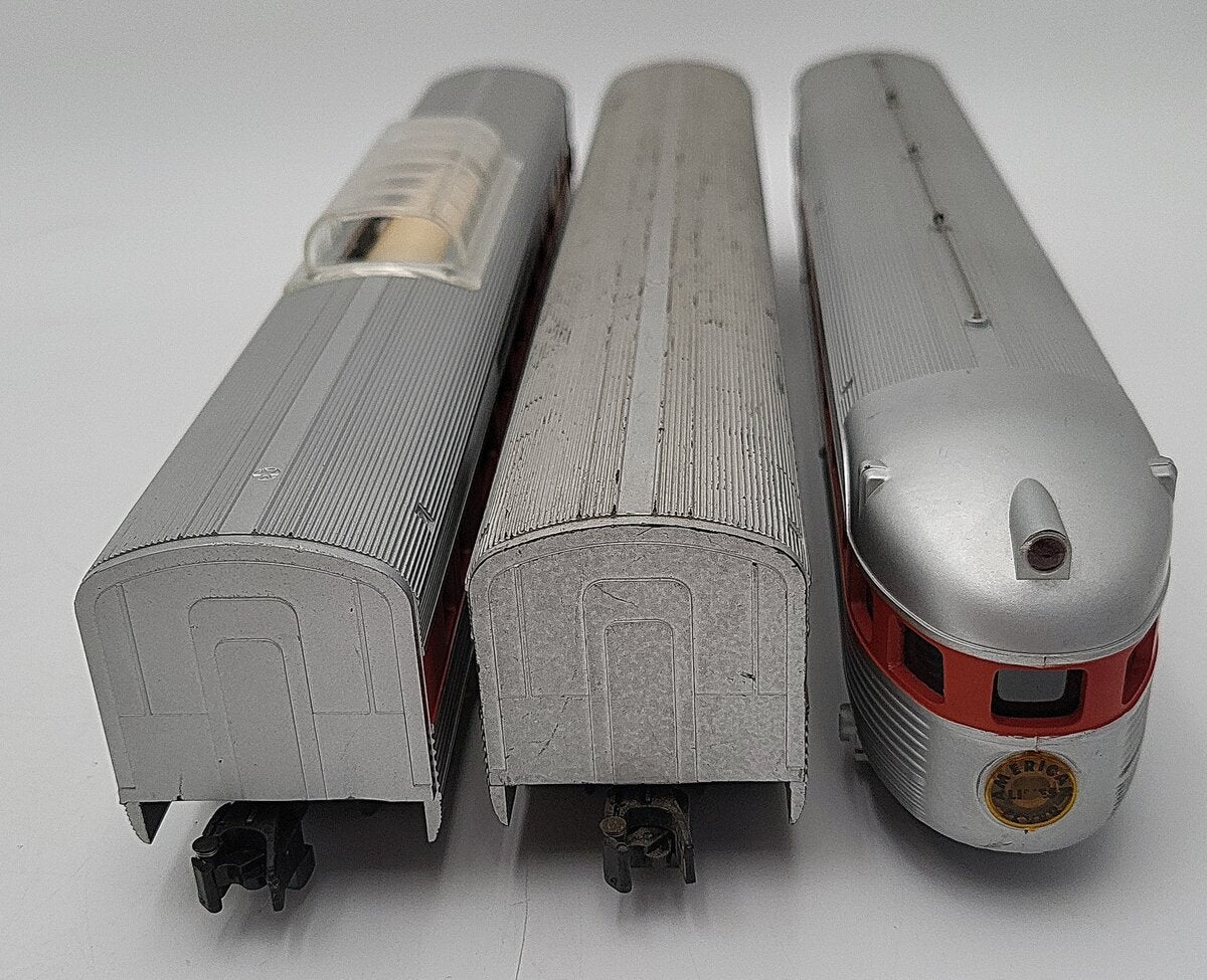 American Flyer 5683RH Vintage S AT&SF Chief Passenger Cars: 961, 962, 963 [3] VG