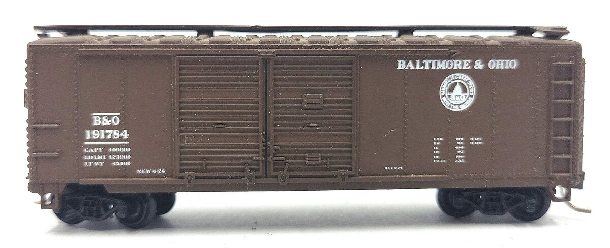 Roco 28708 N Scale B&O Boxcar #191784 LN