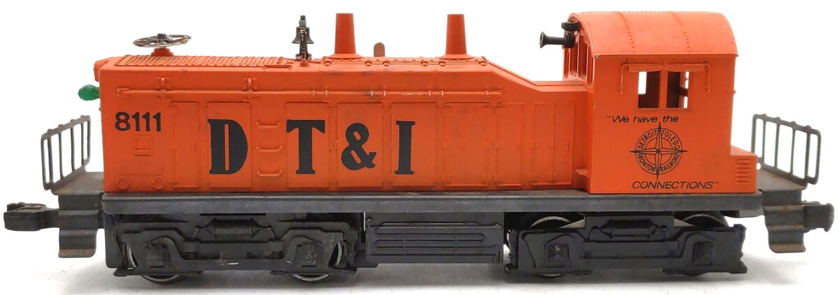 Lionel 6-8111 O Gauge DT&I NW-2 Switcher Diesel Locomotive VG