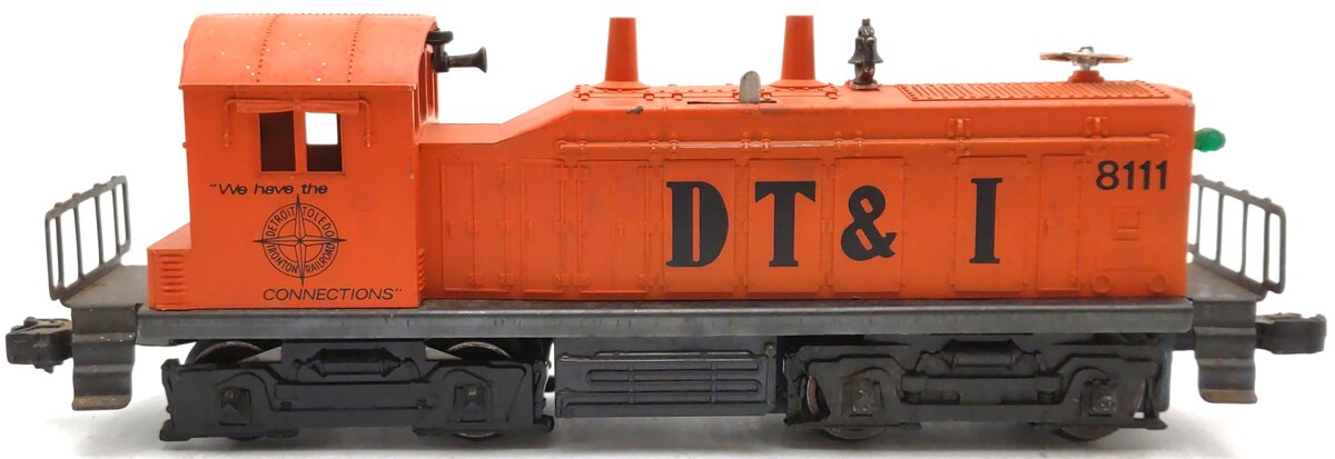 Lionel 6-8111 O Gauge DT&I NW-2 Switcher Diesel Locomotive VG