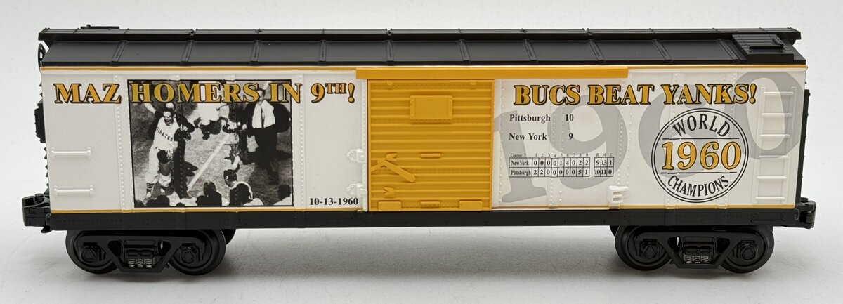 MTH 30-74129 O Gauge Mazeroski World Series Homer Boxcar LN/Box
