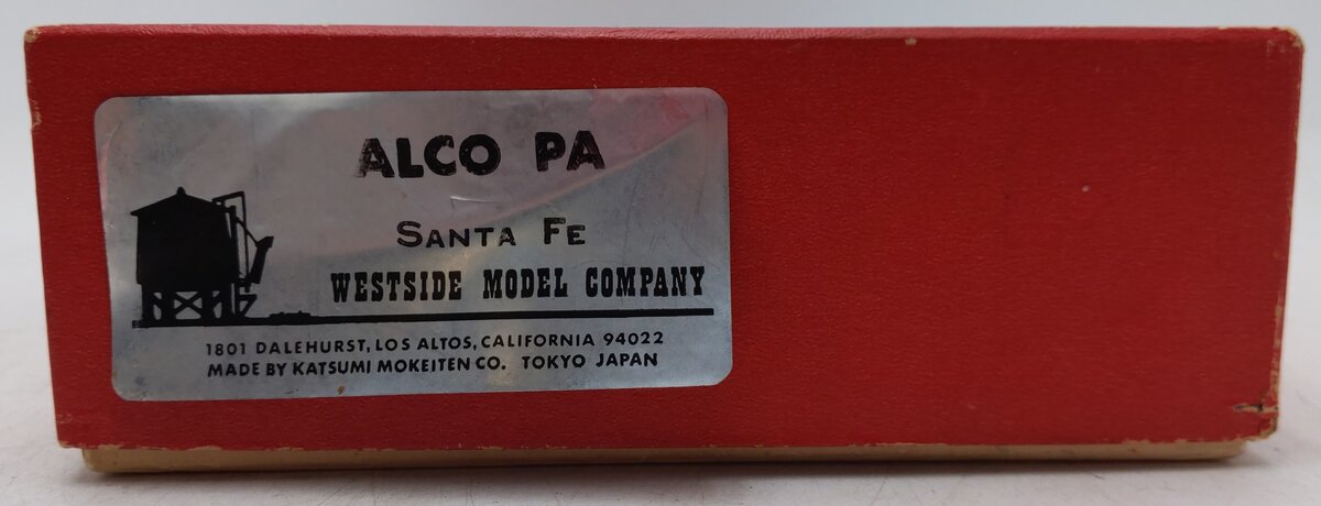 Westside Model Co. HO BRASS Santa Fe A Unit Diesel Locomotive - Painted/Box