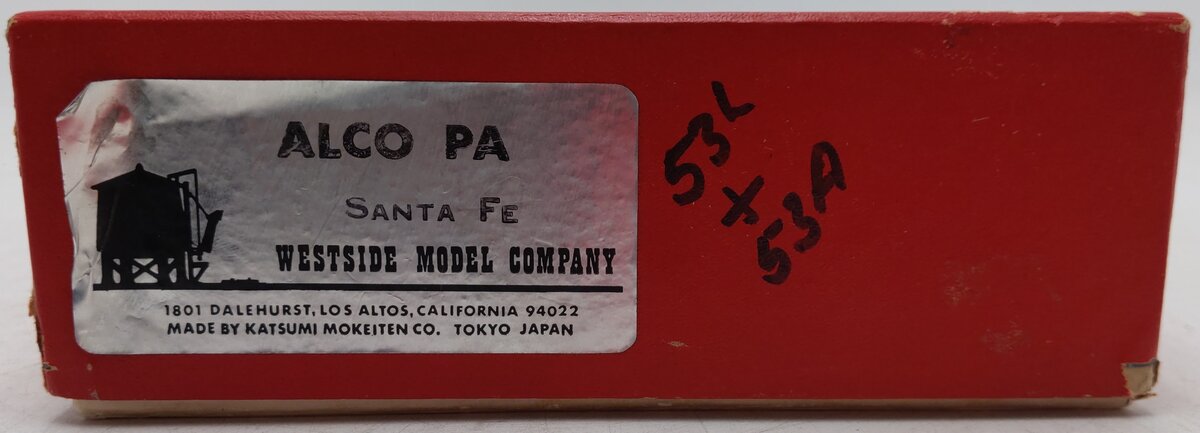 Westside Model Co. HO Brass Alco PA A&B Diesel Set - Painted EX/Box