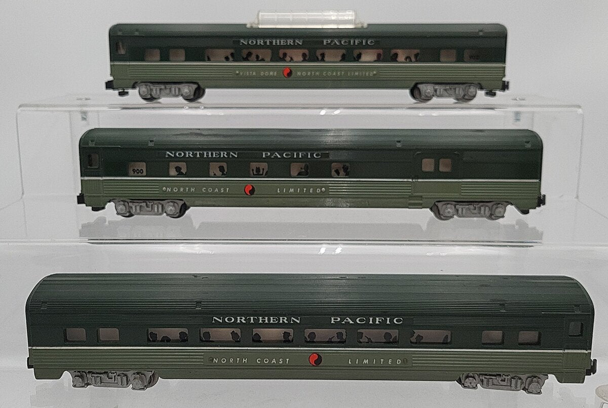 American Flyer Vintage S Scale NP North Coast Limited Passenger Cars [3] VG