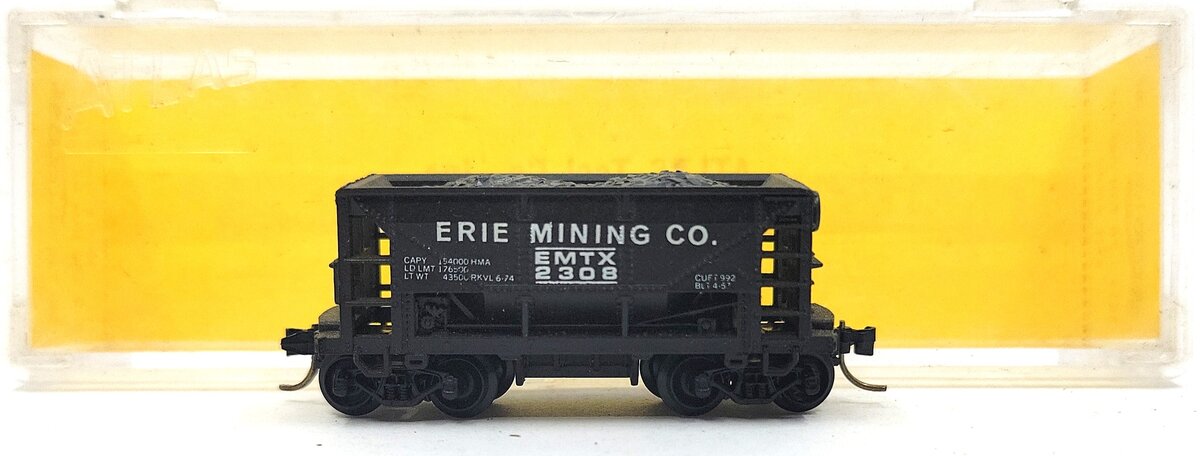 Atlas 3211 N Erie Mining 70 Ton Hopper Car #2308 LN/Box