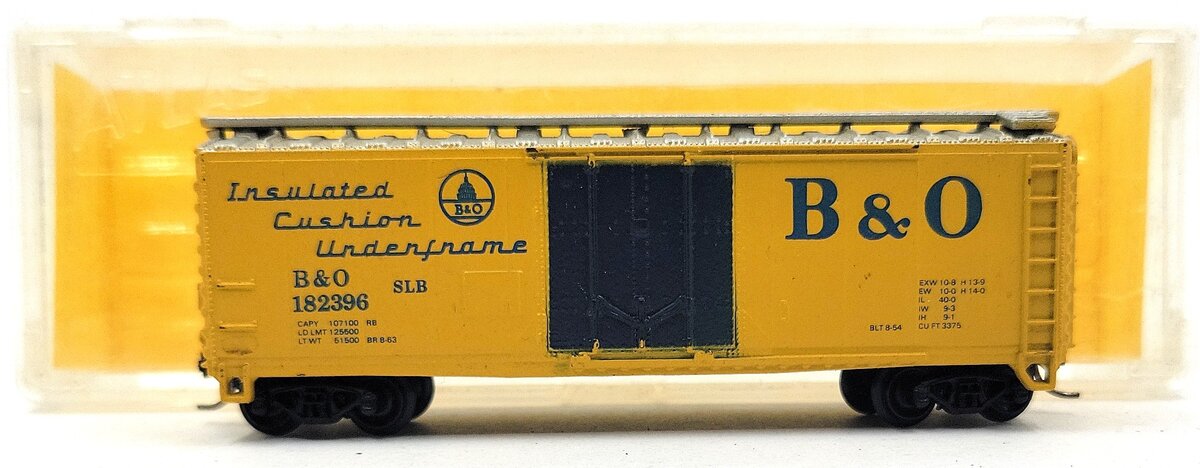 Atlas 3319 N Scale Baltimore & Ohio 40' Standard Boxcar #182396 LN/Box