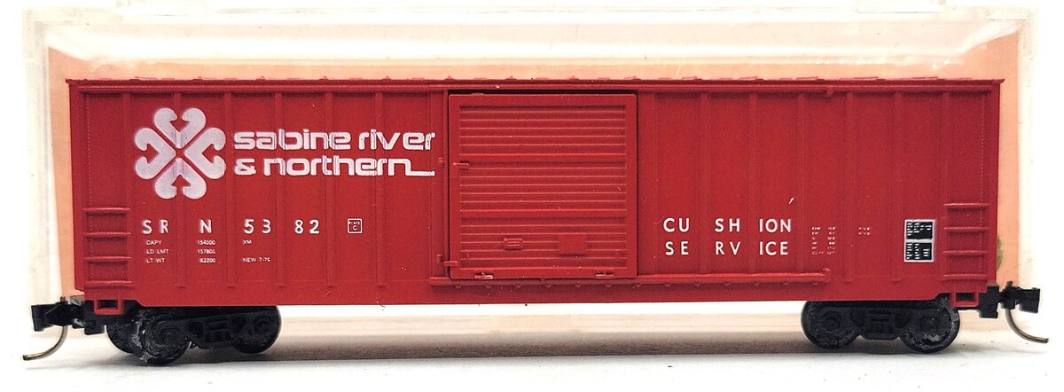 Roundhouse 8316 N Scale Sabine River & Northern Box Car #5382 EX/Box