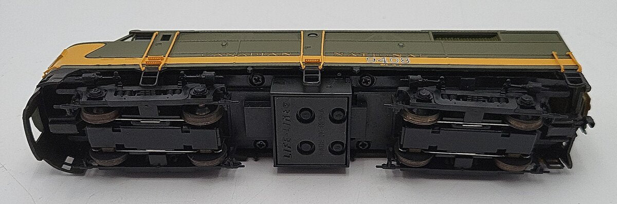 Life Like 8396 HO Scale Canadian National Diesel Locomotive #9408 EX