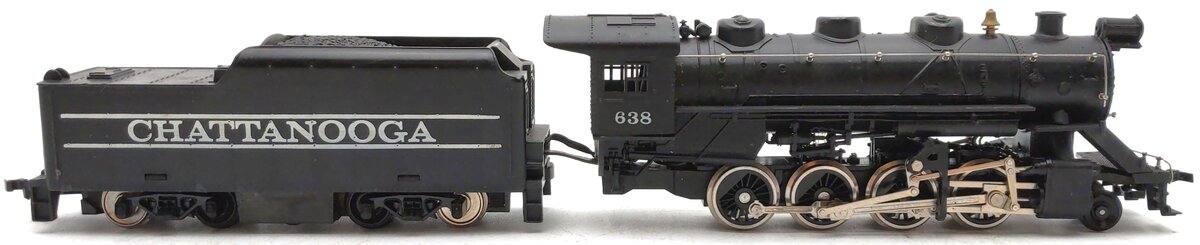 Tyco HO Scale Chattanooga 2-8-0 Steam Locomotive w/ Tender #638 EX