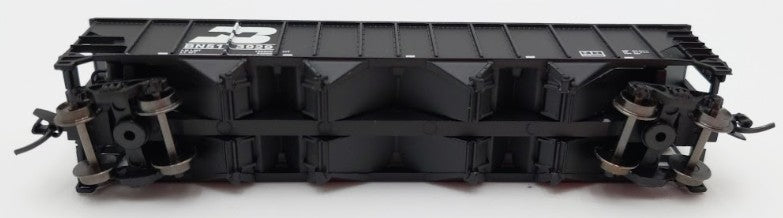 Trainworx Inc 2411-14 N Burlington Northern 100-Ton 4-Bay Hopper #513929 w Coal EX/Box
