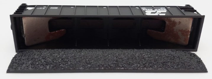 Trainworx Inc 2411-14 N Burlington Northern 100-Ton 4-Bay Hopper #513929 w Coal EX/Box