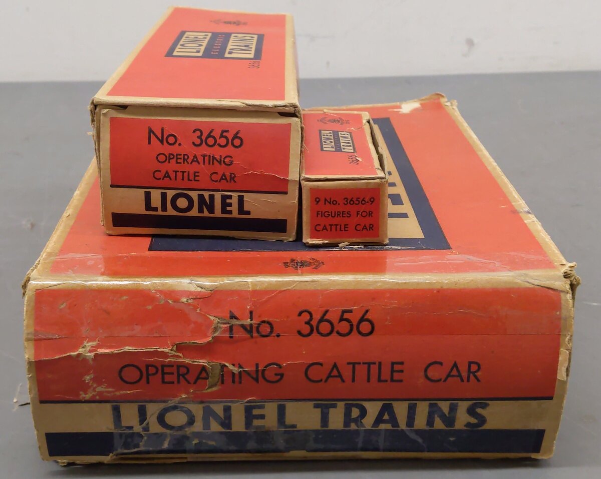 Lionel O Gauge Vintage Accessories; 3462P x 2, 3472, x 2, 3656, [5] VG/Box