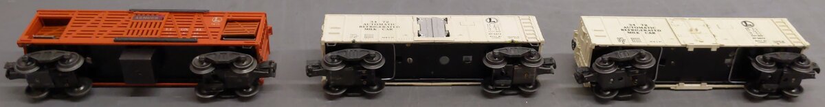 Lionel O Gauge Vintage Accessories; 3462P x 2, 3472, x 2, 3656, [5] VG/Box