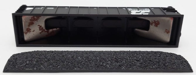 Trainworx Inc 2411-15 N Burlington Northern 100-Ton 4-Bay Hopper #513932 w Coal EX/Box