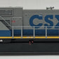MTH 20-2473-1 O Gauge CSX SD80 Diesel Engine #812 w/PS2 EX