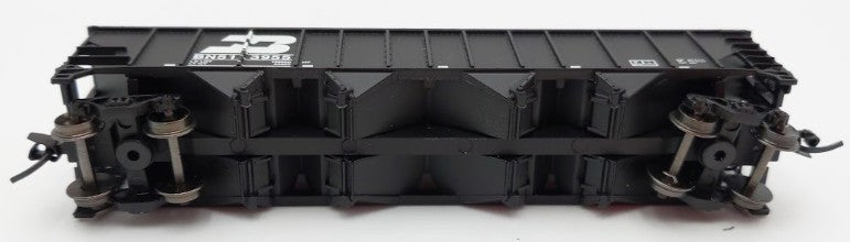 Trainworx Inc 2411-16 N Burlington Northern 100-Ton 4-Bay Hopper #513955 w Coal EX/Box