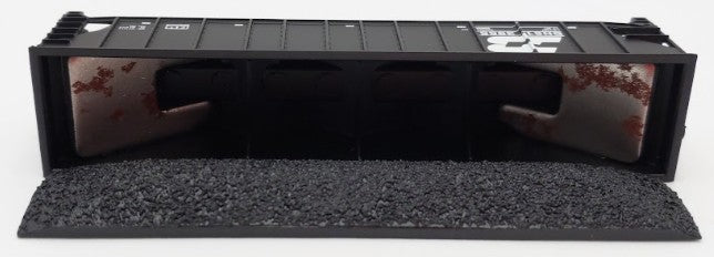 Trainworx Inc 2411-16 N Burlington Northern 100-Ton 4-Bay Hopper #513955 w Coal EX/Box