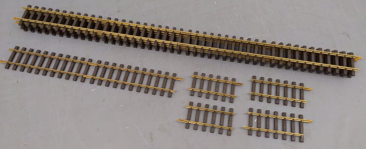Lehmann Assorted G Scale Straight Track Sections [8] EX