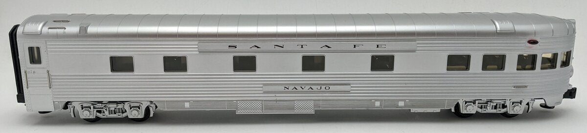 MTH 20-6543 O Gauge Santa Fe 70' Streamlined Observation Car 