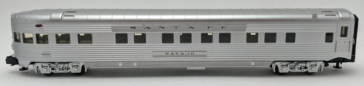 MTH 20-6543 O Gauge Santa Fe 70' Streamlined Observation Car 
