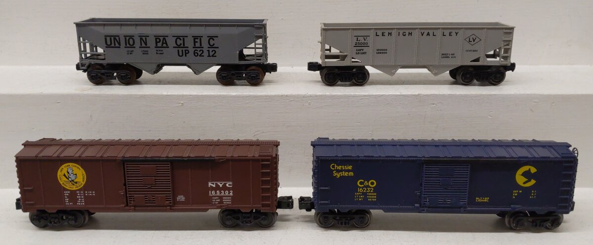 Lionel & K-Line O Gauge Freight Cars: 6-36250, 16232, 6176, K-6212 [4] EX