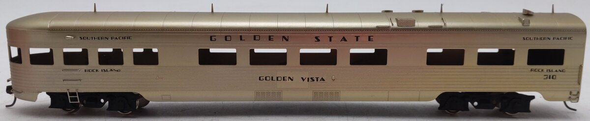 Soho HO Scale Nickel Plated Brass Southern Pacific 77' Diner-Observati/Box