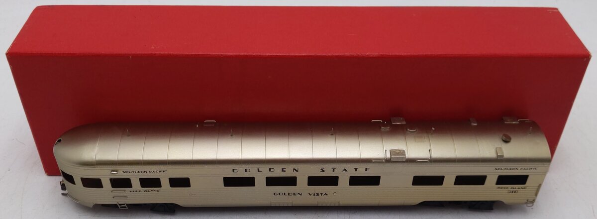 Soho HO Scale Nickel Plated Brass Southern Pacific 77' Diner-Observati/Box