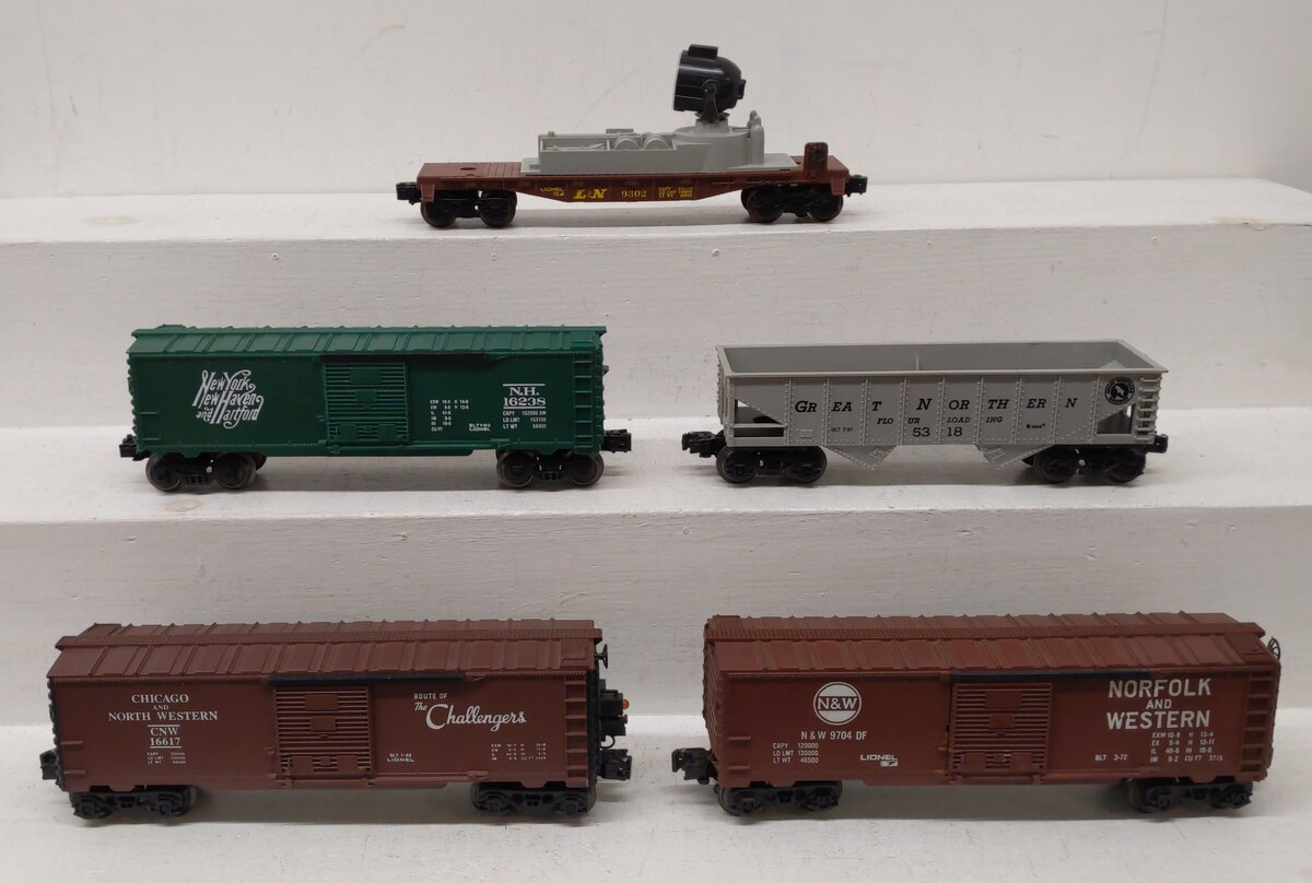 Lionel & K-Line O Gauge Freight Cars: 6-9704, 6-16238, 6-16617, 6-9302 [5] VG