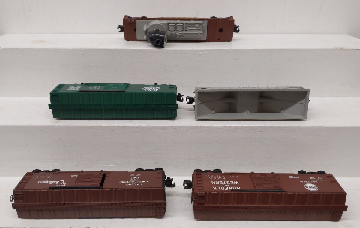 Lionel & K-Line O Gauge Freight Cars: 6-9704, 6-16238, 6-16617, 6-9302 [5] VG