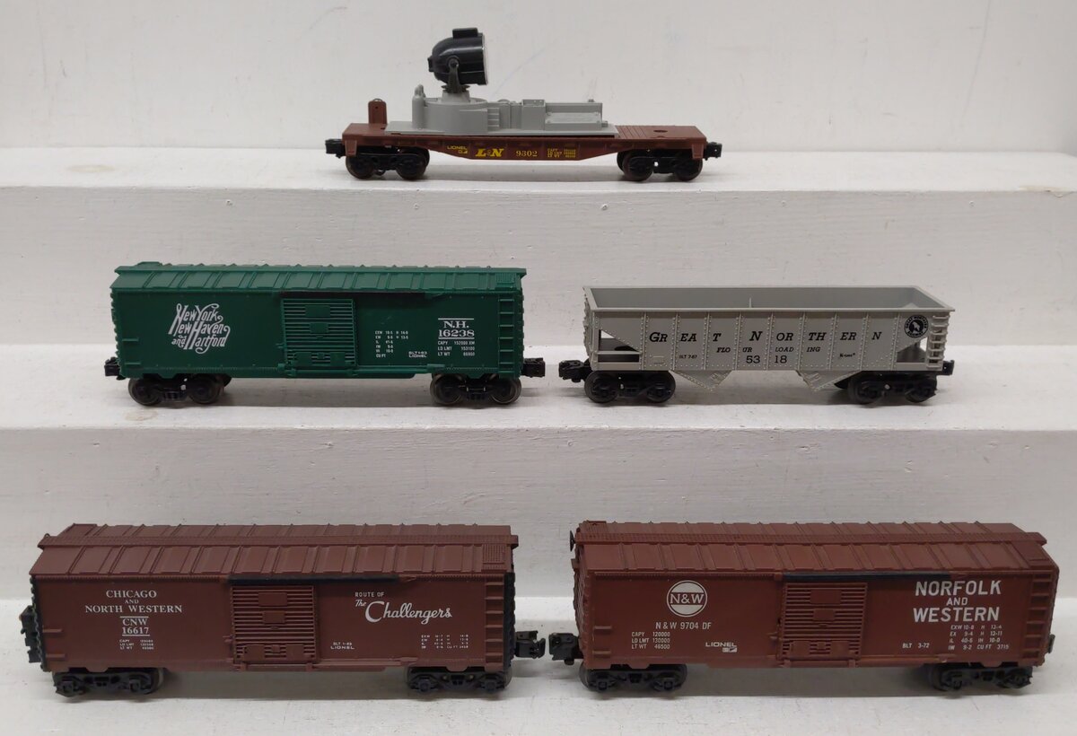 Lionel & K-Line O Gauge Freight Cars: 6-9704, 6-16238, 6-16617, 6-9302 [5] VG