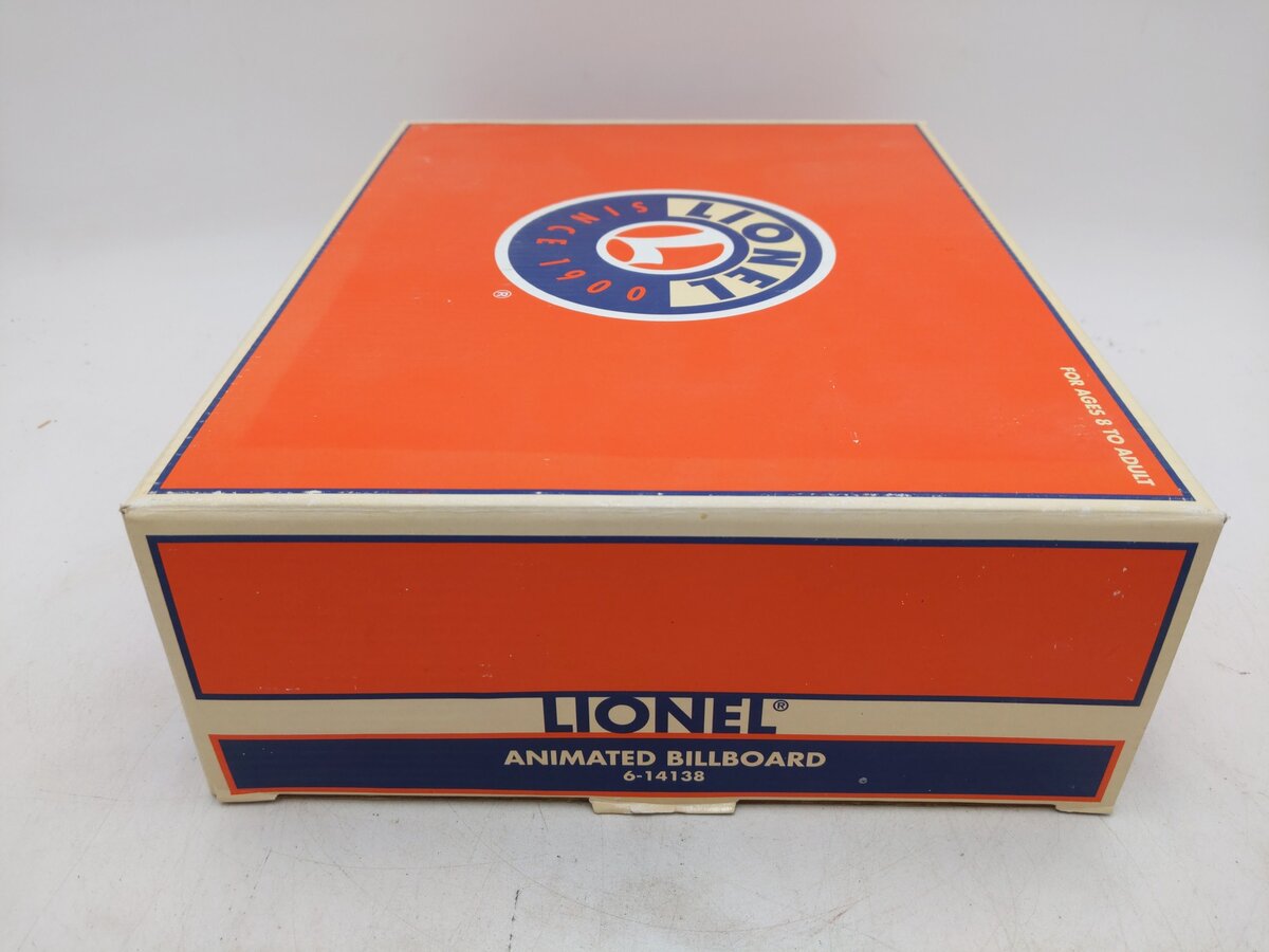 Lionel 6-14138 Snap On Animated Billboard & Transformer Set EX/Box