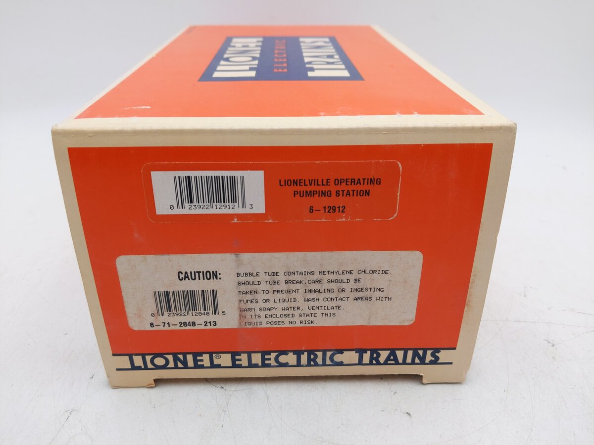 Lionel 6-12912 O Lionelville Operating Pumping Station EX/Box