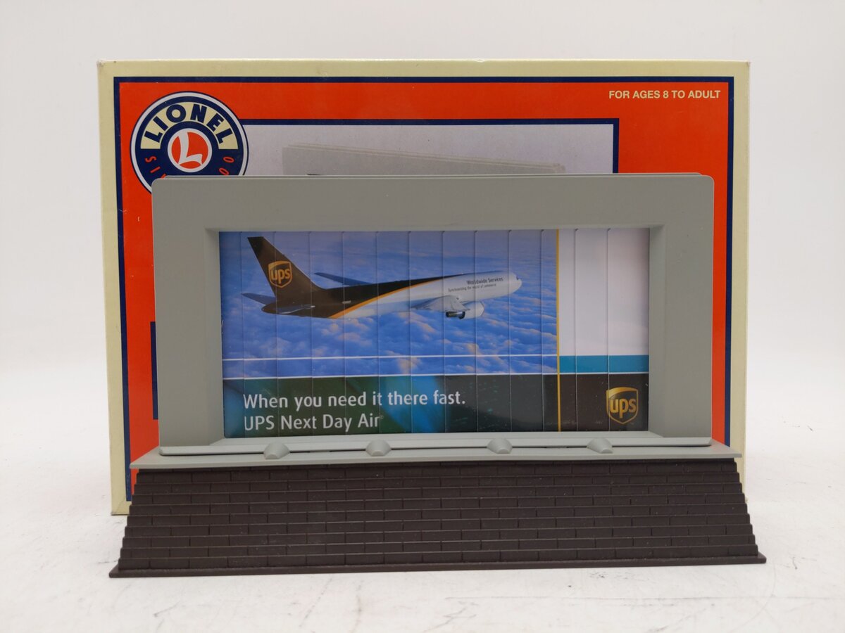 Lionel 6-34193 O Gauge UPS Animated Billboard EX/Box