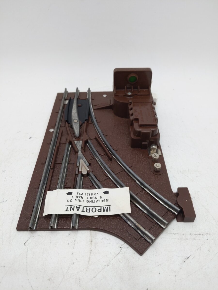 Lionel 6-65121 O 1122L 27" Left Hand Remote Control Switch Turnout EX/Box