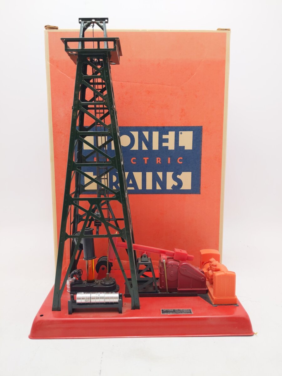 Lionel 6-2305 O Gauge Getty Operating Oil Derrick And Pump EX/Box