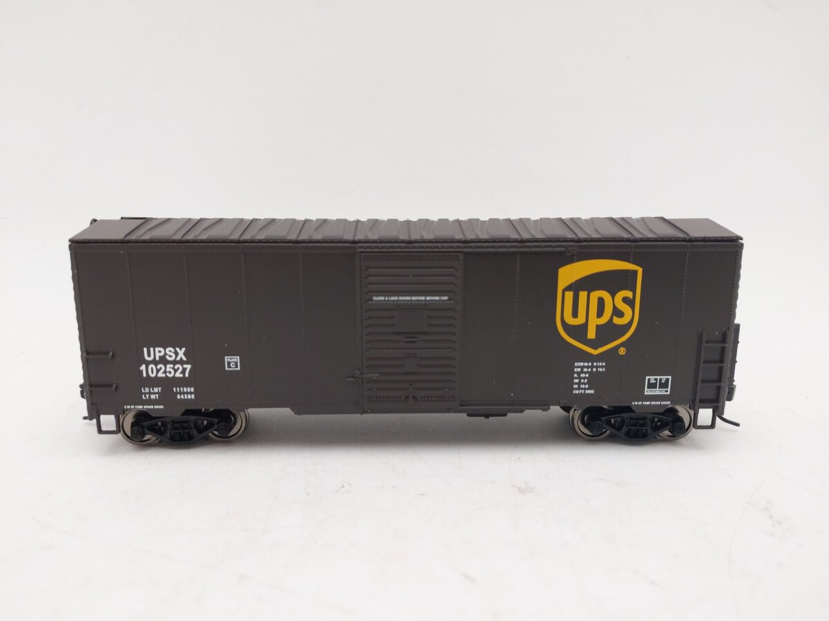 Walthers 910-1218 HO UPS 40' AAR Modernized 1948 Boxcar RTR #102527 EX/Box